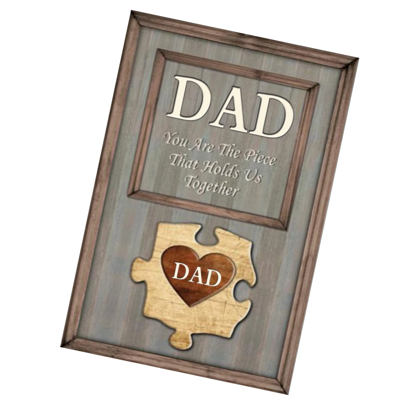 Father's Day Listing Puzzle Smooth And Corrosion-Resistant Personalized Engraved Heart Puzzle Personalized Gift Wall Art Decor
Father's Day Listing Puzzle Smooth And Corrosion-Resistant Personalized Engraved Heart Puzzle Personalized Gift Wall Art Decor