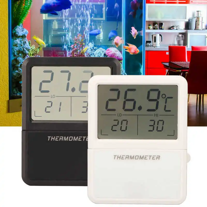 LCD Display Aquarium Thermometer High Temperature Resistance Button Design Digital Fish Tank Temperature Sensor
LCD Display Aquarium Thermometer High Temperature Resistance Button Design Digital Fish Tank Temperature Sensor
