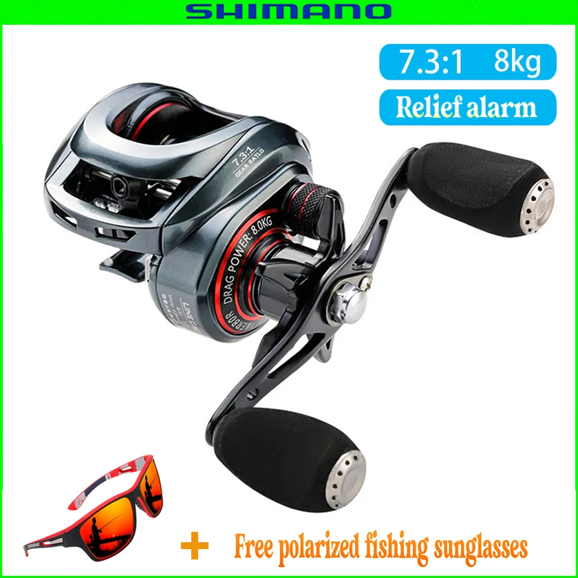 Рыболовная катушка SHIMANO 7,2: 1, 5 + 1, высокоскоростная, из алюминиевого сплава, с керамическим выходом и магнитным тормозом 8 кг
Рыболовная катушка SHIMANO 7,2: 1, 5 + 1, высокоскоростная, из алюминиевого сплава, с керамическим выходом и магнитным тормозом 8 кг