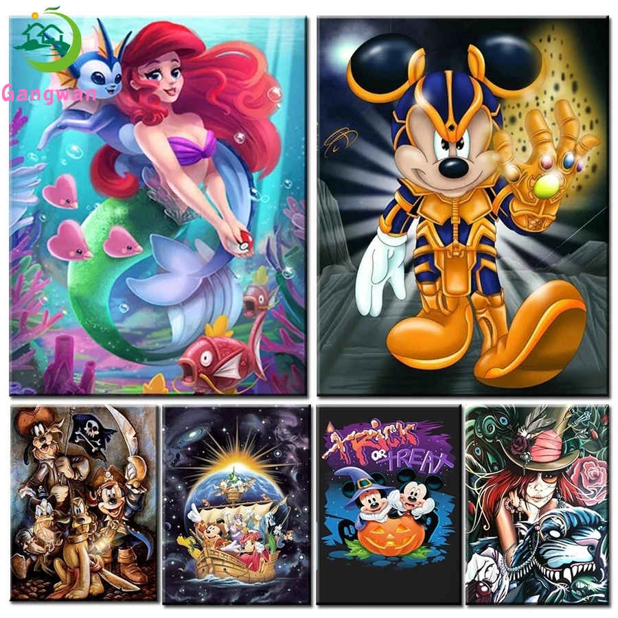 Алмазная живопись Disney, мультфильм, Русалка, принцесса, настенное искусство, замок Микки Мауса, полная Алмазная мозаика 5D «сделай сам», наборы для вышивки крестиком, Декор
Алмазная живопись Disney, мультфильм, Русалка, принцесса, настенное искусство, замок Микки Мауса, полная Алмазная мозаика 5D «сделай сам», наборы для вышивки крестиком, Декор