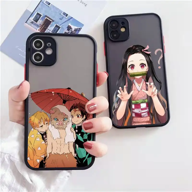 Kimetsu no Yaiba Demon Slayer anime Phone Case matte transparent For iphone 7 8 11 12 13 plus mini x xs xr pro max cover
Kimetsu no Yaiba Demon Slayer anime Phone Case matte transparent For iphone 7 8 11 12 13 plus mini x xs xr pro max cover