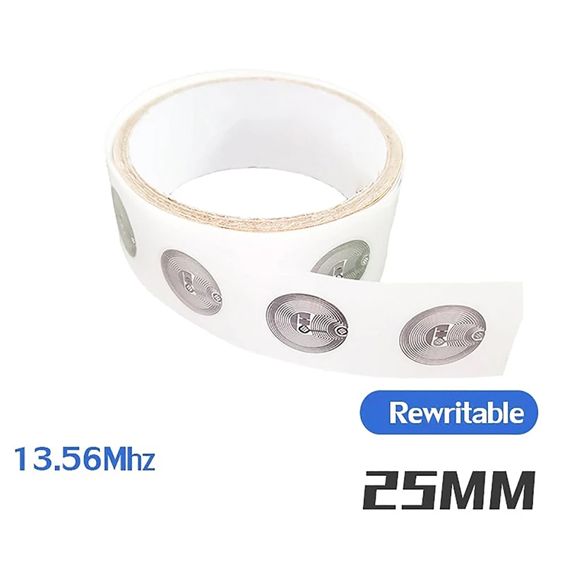 10Pcs UID Block 0 Changeable Re-Writtable Round Dia25mm Sticker 13.56MHZ NFC Copy Clone Label
10Pcs UID Block 0 Changeable Re-Writtable Round Dia25mm Sticker 13.56MHZ NFC Copy Clone Label
