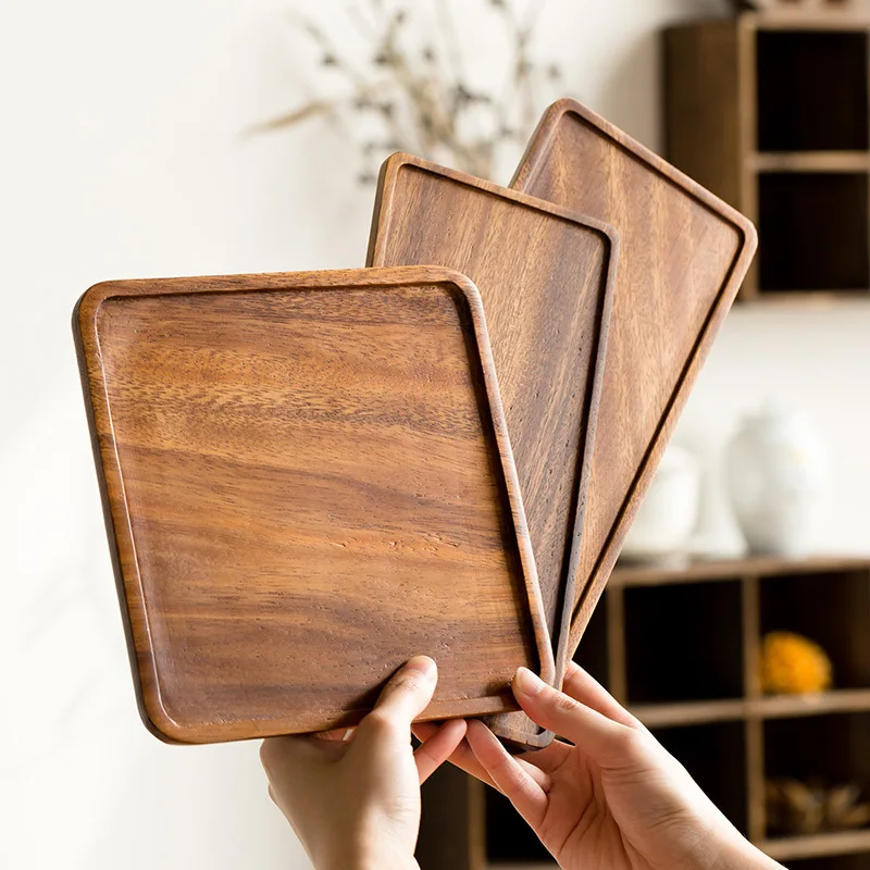 Japanese walnut tray household solid wood tea tray square tea tray afternoon tea snack tray dinner plate
Japanese walnut tray household solid wood tea tray square tea tray afternoon tea snack tray dinner plate