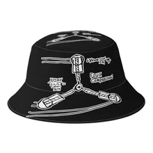 Summer BTTF Flux Capacitor Bucket Hats for Women Men Back To The Future Outdoor Travel Foldable Bob Fisherman Hat Panama Gorros