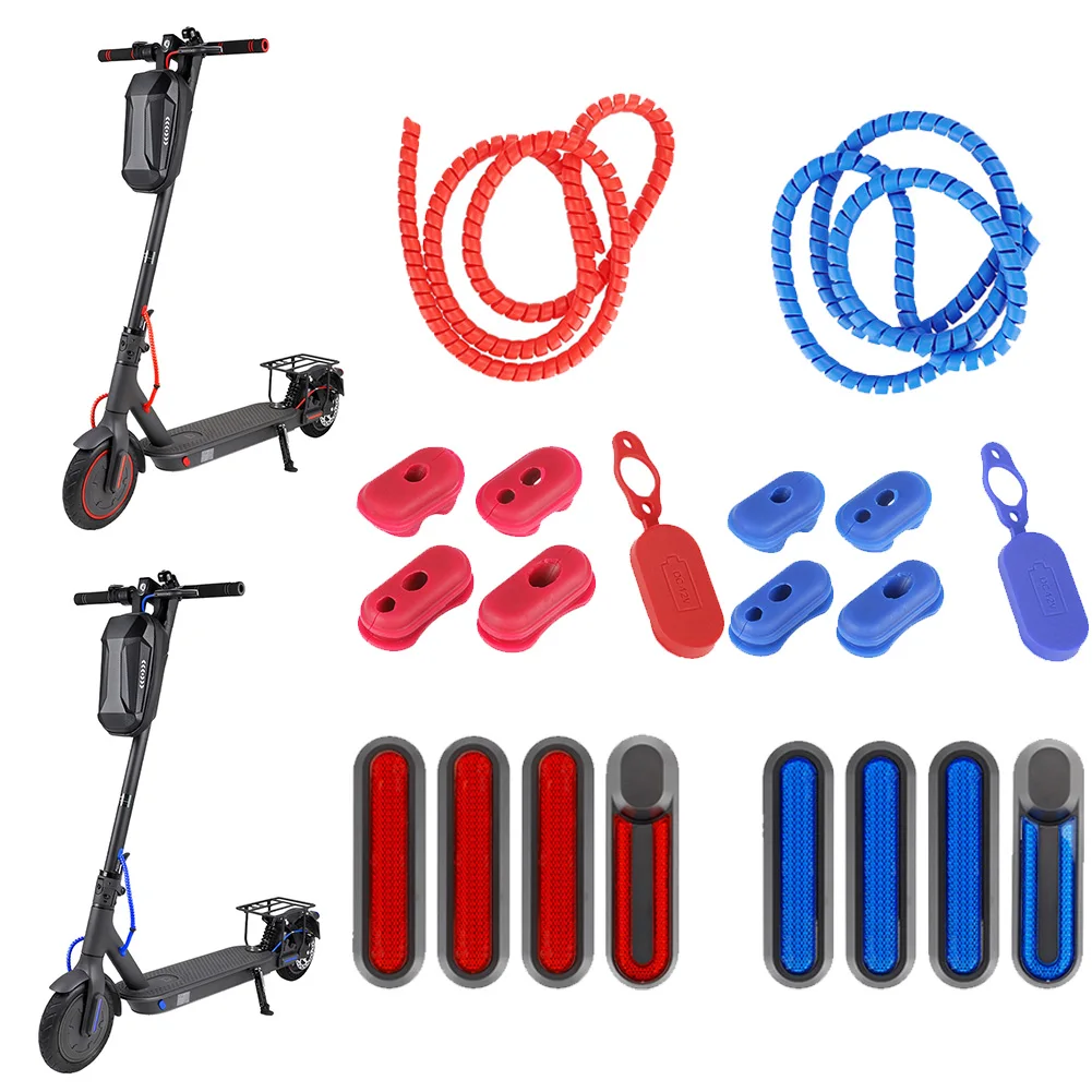 Electric Scooter Silicone Protection Set For Xiao*mi M365/Pro Reflective Sticker Charging Port Protective Tube Accessories
Electric Scooter Silicone Protection Set For Xiao*mi M365/Pro Reflective Sticker Charging Port Protective Tube Accessories