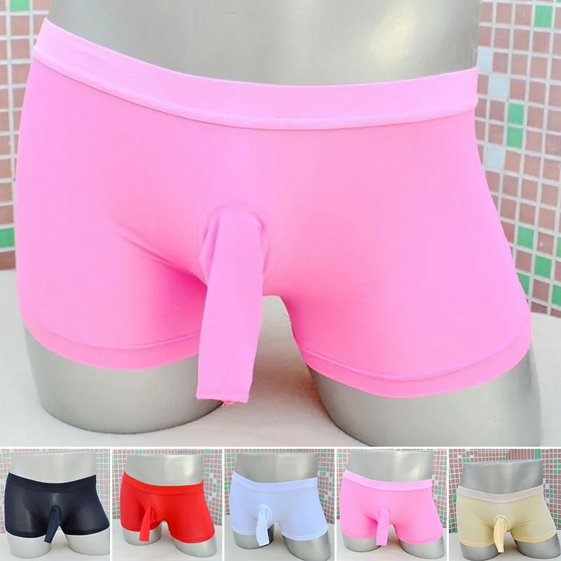 Men's Sexy Shorts U Convex Pouch Boxer Briefs Transparent Underwear Shorts Soft Low-Waisted Underpants Calzoncillos Hombre
Men's Sexy Shorts U Convex Pouch Boxer Briefs Transparent Underwear Shorts Soft Low-Waisted Underpants Calzoncillos Hombre