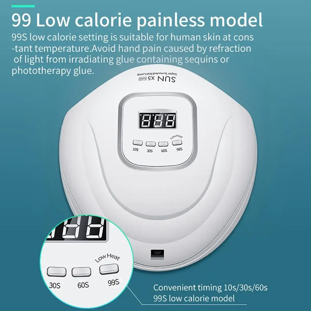 NEW2023 UV Lamp For Manicure 120W LED Nail Dryer Lamp Sun Light Curing All Gel Polish Drying UV Gel USB Smart Timing Nail Art To
NEW2023 UV Lamp For Manicure 120W LED Nail Dryer Lamp Sun Light Curing All Gel Polish Drying UV Gel USB Smart Timing Nail Art To