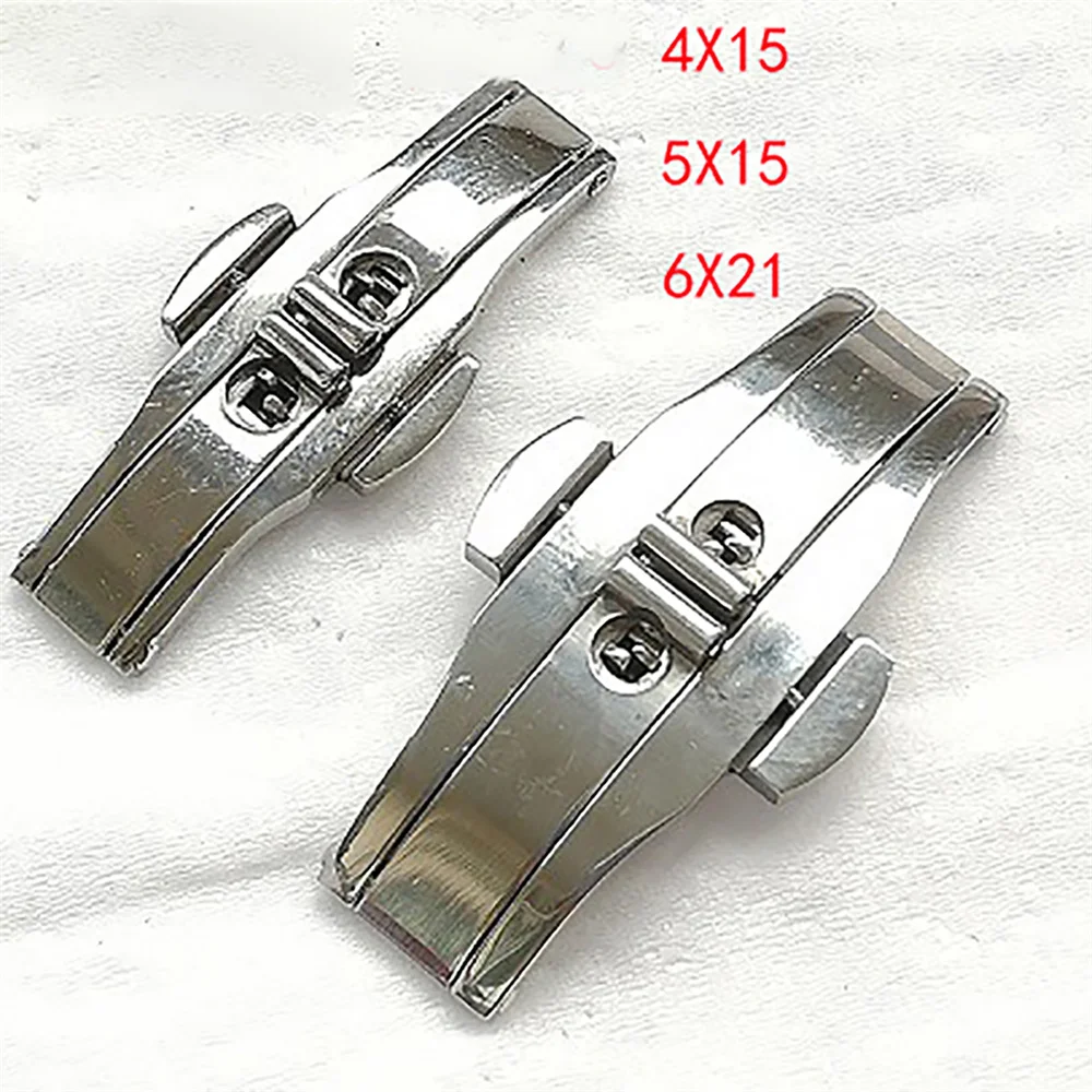 Butterfly Buckle for Watch Band 4/5/6mm Watchband Stainless Steel Double Click Button Clasp Watch Accessories
Butterfly Buckle for Watch Band 4/5/6mm Watchband Stainless Steel Double Click Button Clasp Watch Accessories