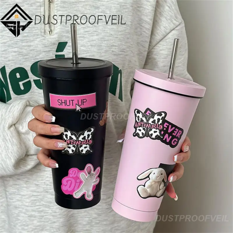 Double Layer Easy To Clean Large Capacity Coffee C Minority Fresh And Tasteless Niche Sippy Cup Drinkware Eye Student Straw
Double Layer Easy To Clean Large Capacity Coffee C Minority Fresh And Tasteless Niche Sippy Cup Drinkware Eye Student Straw