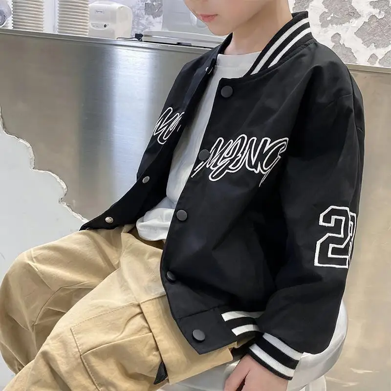 2022 New Fashion Boys Jacket Korean Spring/Autumn Letter Jacket Boys Baseball Clothing Christmas Birthday Gift 4 5 6 8 10 12 Y
2022 New Fashion Boys Jacket Korean Spring/Autumn Letter Jacket Boys Baseball Clothing Christmas Birthday Gift 4 5 6 8 10 12 Y