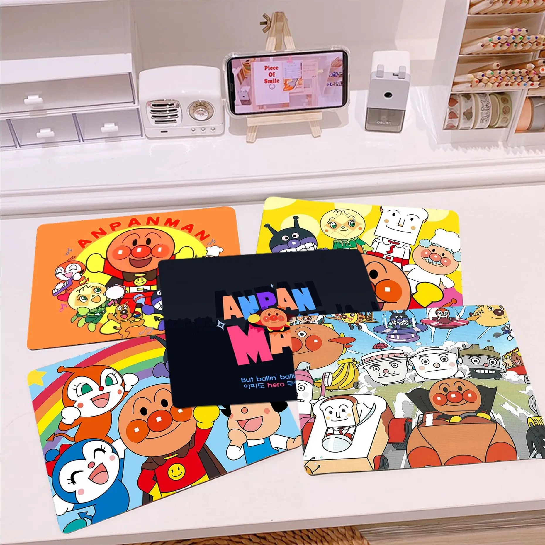 Anpanman Rubber Small Cartoon Anime Gaming Mouse Pad Keyboard Mouse Mats Smooth Company For PC Mouse Carpet 
Anpanman Rubber Small Cartoon Anime Gaming Mouse Pad Keyboard Mouse Mats Smooth Company For PC Mouse Carpet