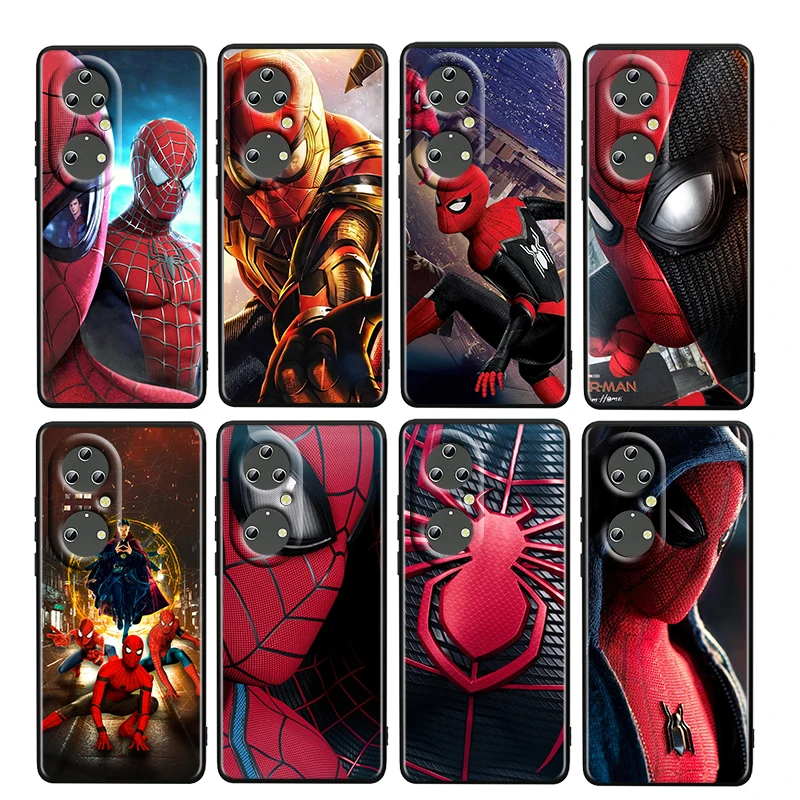 Avengers Spiderman Man For Huawei P50 P20 P30 P40 5G P10 Pro Lite E Plus P9 Lite Mini TPU Silicone Soft Black Phone Case Fundas
Avengers Spiderman Man For Huawei P50 P20 P30 P40 5G P10 Pro Lite E Plus P9 Lite Mini TPU Silicone Soft Black Phone Case Fundas