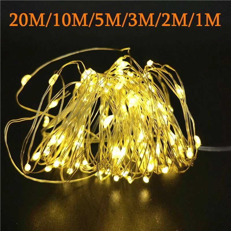 LED Christmas Starry String Lights Outdoor Light Micro Copper Wire Light Battery Fairy Light for Party Wedding Garden Decoration
LED Christmas Starry String Lights Outdoor Light Micro Copper Wire Light Battery Fairy Light for Party Wedding Garden Decoration