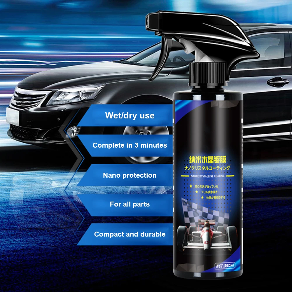 350ml Car Ceramic Coating 9H Nano Glass Plating Crystal Car Polishing Agent Hydrophobic Anti-Aging Car Care Kit Auto Accessories
350ml Car Ceramic Coating 9H Nano Glass Plating Crystal Car Polishing Agent Hydrophobic Anti-Aging Car Care Kit Auto Accessories
