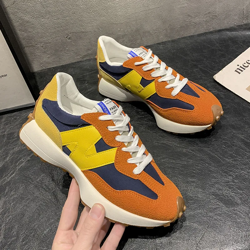 2022 New Spring Women Sneakers Fashion PU Flats Shoes Woman Luxury Brand Casual Daily Ladies Footwear Old Dad Shoes Size 35-40
2022 New Spring Women Sneakers Fashion PU Flats Shoes Woman Luxury Brand Casual Daily Ladies Footwear Old Dad Shoes Size 35-40