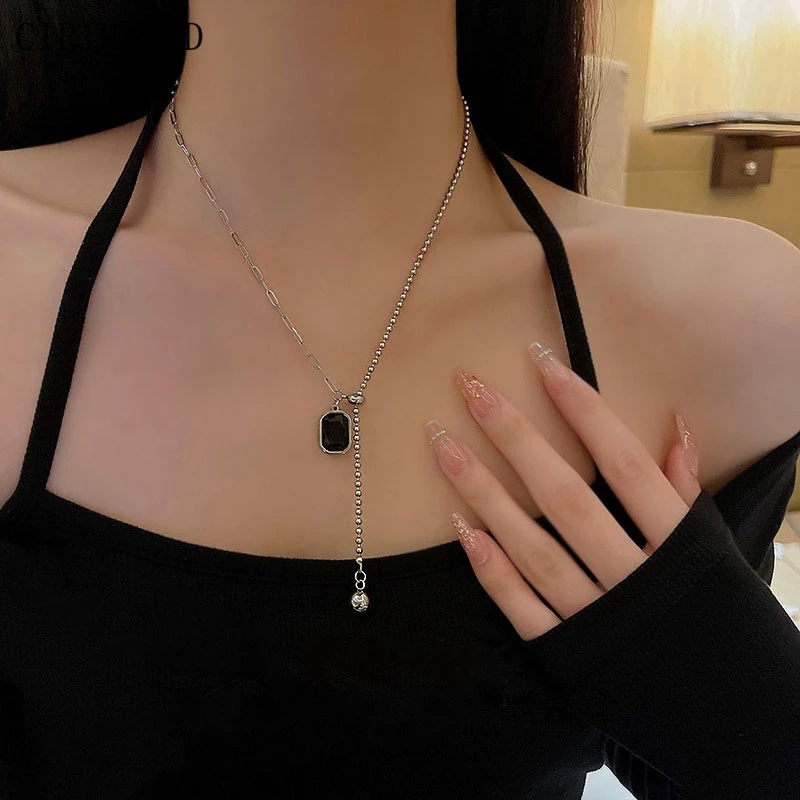 2022 Hip Hop Jewelry Women Necklace Fashion Statement Geometry Clavicle Beaded Pendant Necklace Jewelry On The Neck Party Gift
2022 Hip Hop Jewelry Women Necklace Fashion Statement Geometry Clavicle Beaded Pendant Necklace Jewelry On The Neck Party Gift
