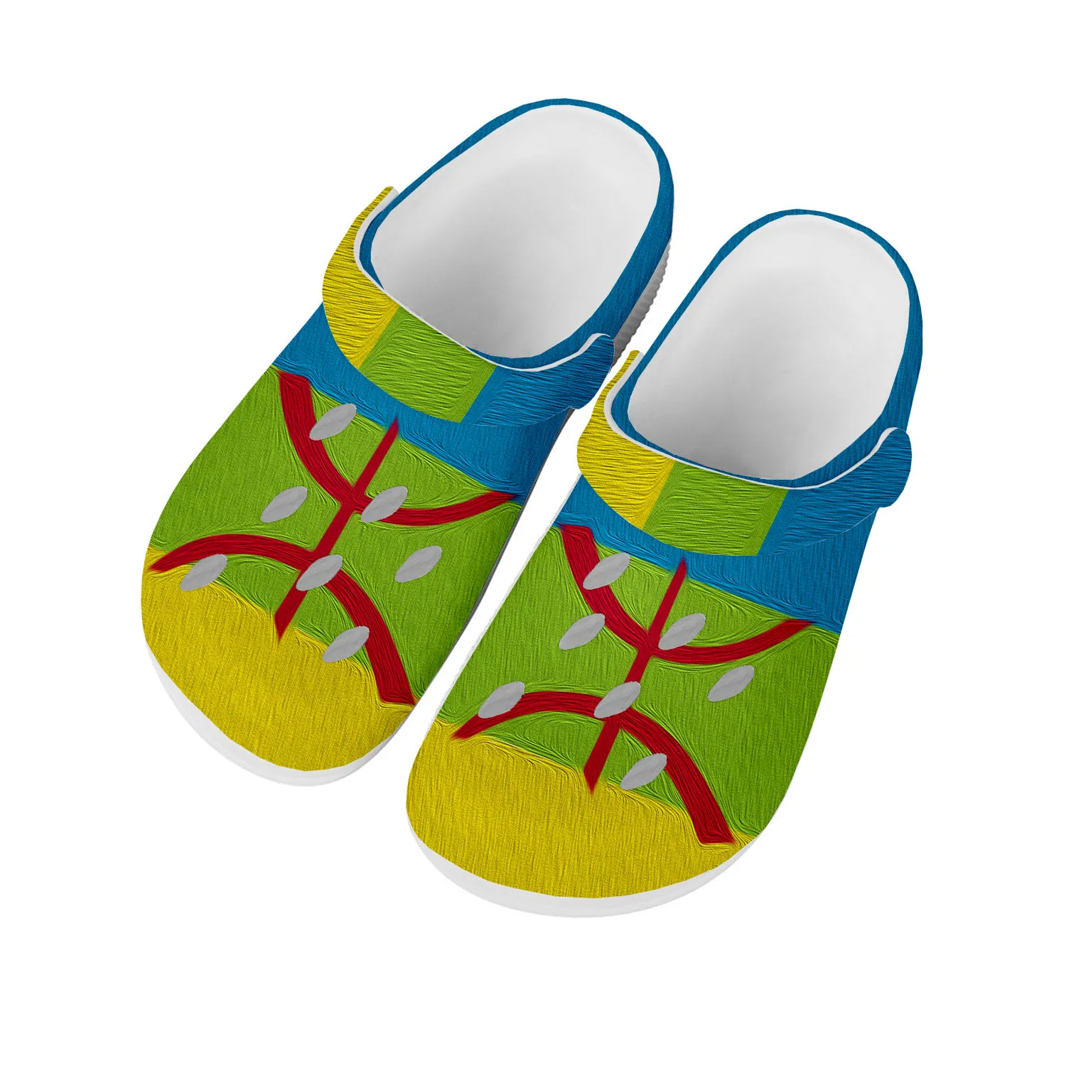 Berber Flag Pop Home Clogs Custom Water Shoes Mens Womens Teenager Berber Shoe Garden Clog Breathable Beach Hole Slippers White
Berber Flag Pop Home Clogs Custom Water Shoes Mens Womens Teenager Berber Shoe Garden Clog Breathable Beach Hole Slippers White