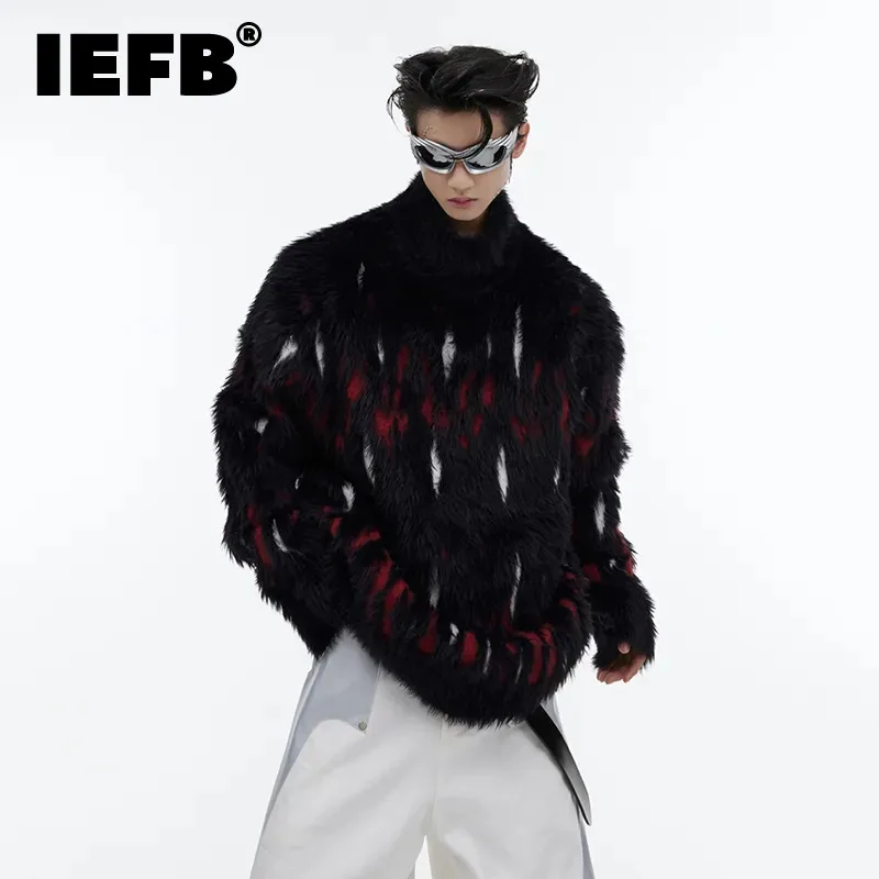 Зимний мужской шерстяной свитер IEFB, нишевый дизайнерский шерстяной Свободный пуловер с высоким воротом, топы, новинка на осень, 9C2644
Зимний мужской шерстяной свитер IEFB, нишевый дизайнерский шерстяной Свободный пуловер с высоким воротом, топы, новинка на осень, 9C2644