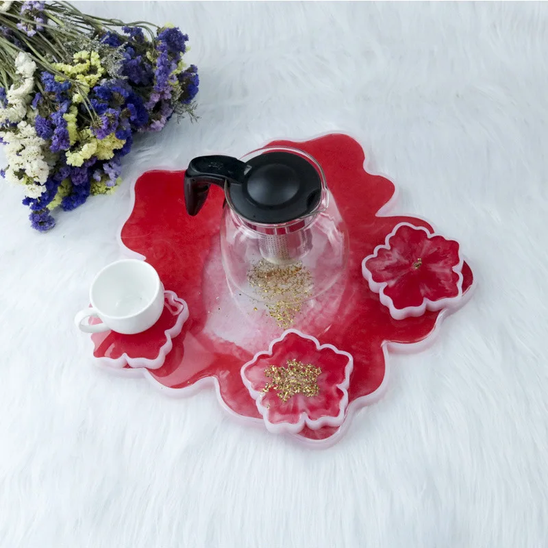 New Cherry Blossom Silicone Mold DIY Coaster Molds for Resin Casting Decoration Cherry Blossom Table Coaster Resin Mold
New Cherry Blossom Silicone Mold DIY Coaster Molds for Resin Casting Decoration Cherry Blossom Table Coaster Resin Mold