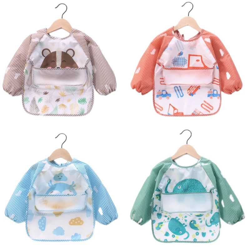 Baby Bandana Bibs Cute Animal Cartoon Bibs Waterproof Infant Eating Children Drawing Long Sleeve Apron Baby Self Feeding Bib
Baby Bandana Bibs Cute Animal Cartoon Bibs Waterproof Infant Eating Children Drawing Long Sleeve Apron Baby Self Feeding Bib