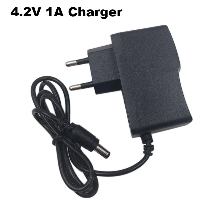 

4.2V 1A 1000MA 2A 2000MA Li-ion Wall Charger for 1S 3.6V 3.7V 2S 8.4V Electric Tool Lipo lithium 18650 Battery Charger