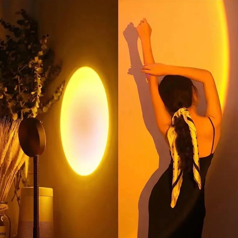 1PC Led USB Sunset Light Projector Home Decor Nightlight Portable Ambiance Camera Artifact Bedroom Living Room Wall Photography
1PC Led USB Sunset Light Projector Home Decor Nightlight Portable Ambiance Camera Artifact Bedroom Living Room Wall Photography