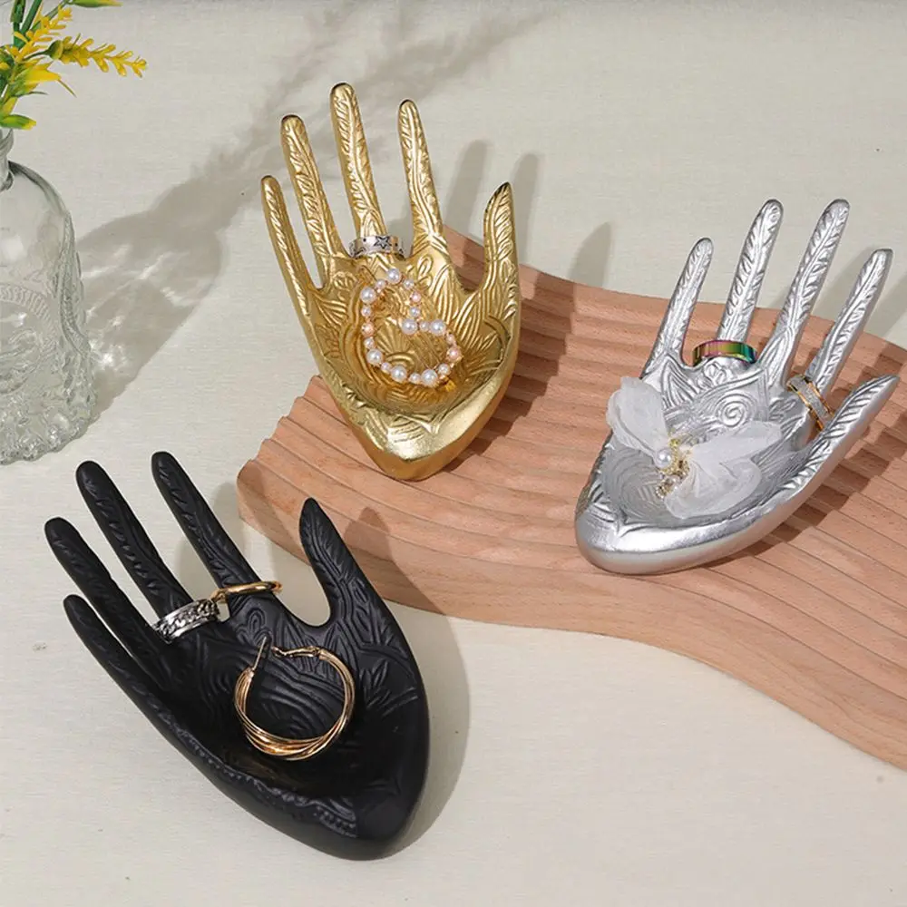 Girls Simple Alloy Desktop Ornament Women Solid Color Hand Model Jewelry Stand Bracelet Holder Earrings Container Ring Rack
Girls Simple Alloy Desktop Ornament Women Solid Color Hand Model Jewelry Stand Bracelet Holder Earrings Container Ring Rack