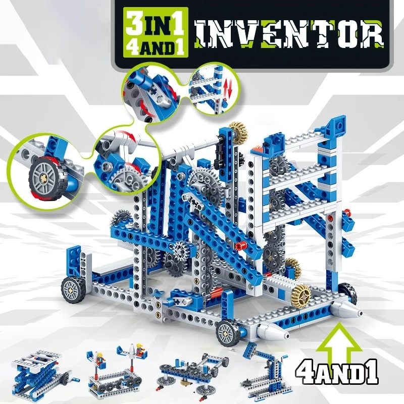 Mechanical Gear Building Blocks Engineering Children Science Educational Toys 4IN1 crane Block components kits Kid Toy
Mechanical Gear Building Blocks Engineering Children Science Educational Toys 4IN1 crane Block components kits Kid Toy