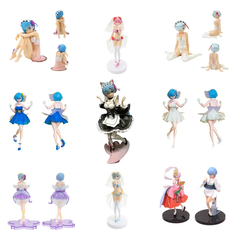 Anime Rem Re:Life In A Different World From Zero Kawaii Girl Figure Various Styles of Clothes Rem Ram Model Collection Cute Toys
Anime Rem Re:Life In A Different World From Zero Kawaii Girl Figure Various Styles of Clothes Rem Ram Model Collection Cute Toys
