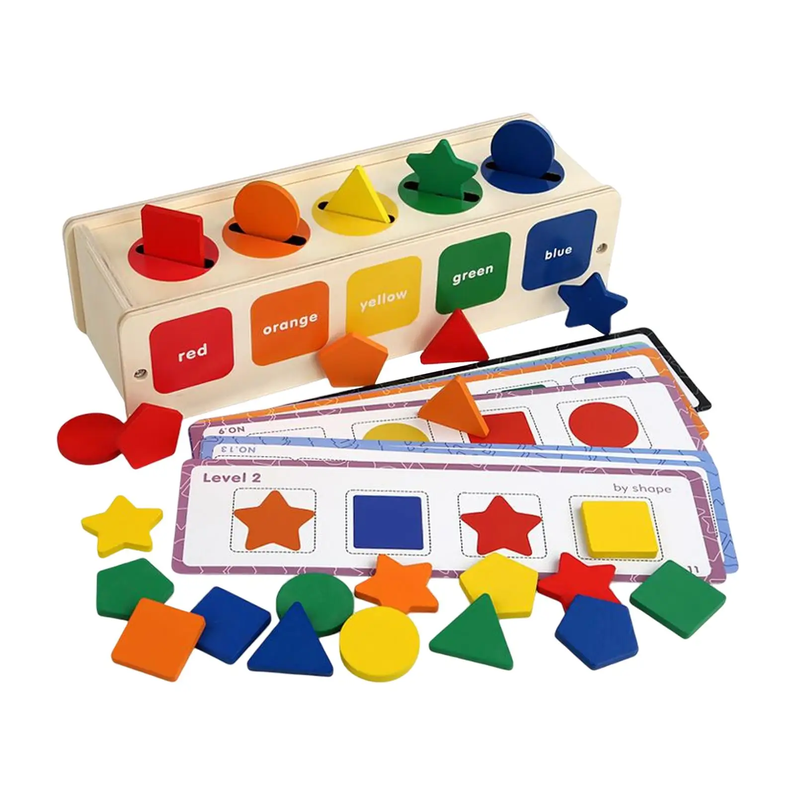 Wooden Shape and Color Sorting Toy with Storage Box Early Educational Toys Preschool Learning Toy for Girls Boys Children Baby
Wooden Shape and Color Sorting Toy with Storage Box Early Educational Toys Preschool Learning Toy for Girls Boys Children Baby