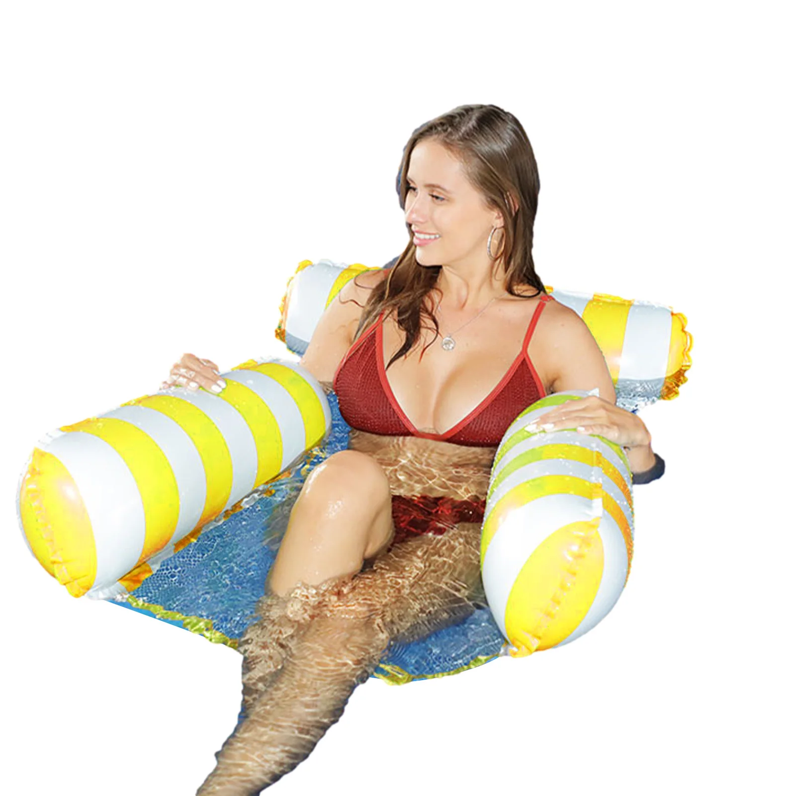 Pool Floats Swimming Pool Bed Beach Floating Recliner Water Hammock Floating Bed Lounge Chair Toys Relaxing Pool Accessories 
Pool Floats Swimming Pool Bed Beach Floating Recliner Water Hammock Floating Bed Lounge Chair Toys Relaxing Pool Accessories