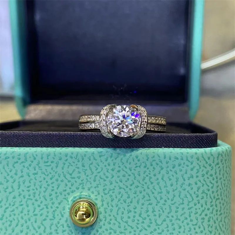 Wedding Moissanite Ring S925 Sterling Silver Women Fine Jewelry White Gold Diamond Certificate Drop Shipping
Wedding Moissanite Ring S925 Sterling Silver Women Fine Jewelry White Gold Diamond Certificate Drop Shipping