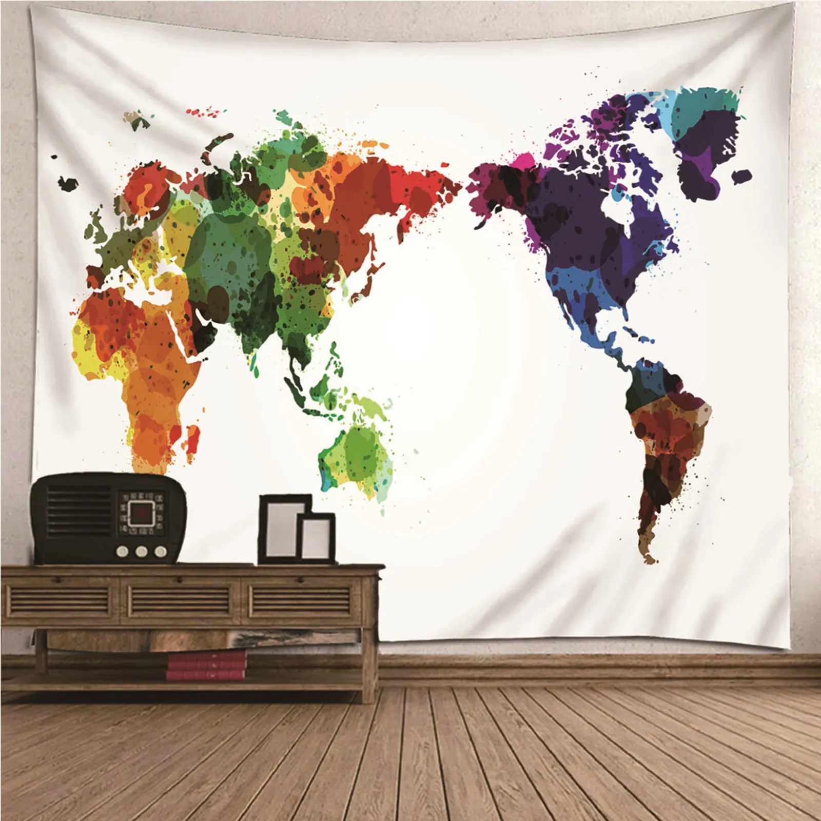 Home Decor Art Tapestry Door Curtain Map Pattern Wall Hanging Blanket Dorm Art Decor Covering
Home Decor Art Tapestry Door Curtain Map Pattern Wall Hanging Blanket Dorm Art Decor Covering