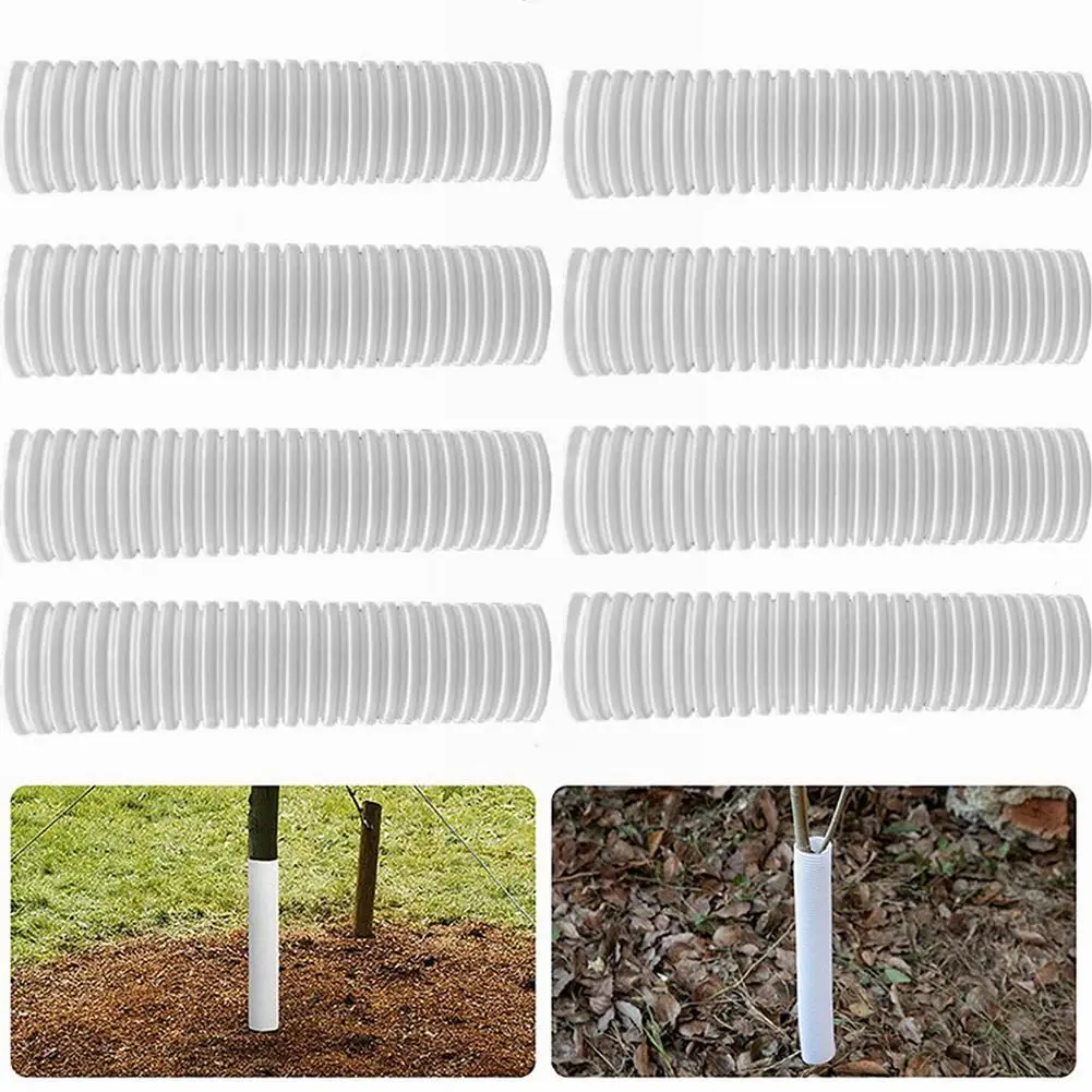 8pcs Corrugated Tree Guards Tree Trunk Protectors Plant Seedlings From Rodents Trunk Bark Protective Tube
8pcs Corrugated Tree Guards Tree Trunk Protectors Plant Seedlings From Rodents Trunk Bark Protective Tube