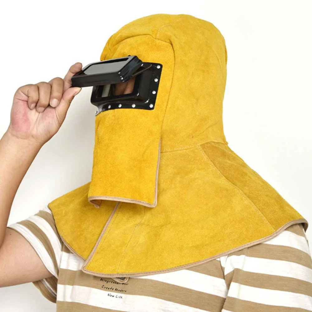1PC High Temperature Spatter Proof Cowhide Welding Helmet Welder Tig Mig Hood Soldering Equipment Protective For Pipes Boilers
1PC High Temperature Spatter Proof Cowhide Welding Helmet Welder Tig Mig Hood Soldering Equipment Protective For Pipes Boilers