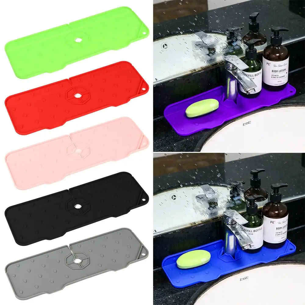 Countertop Protector Silicone Faucet Absorbent Mat Sink Splash Guard Faucet Absorbent Pad Drip Catcher Mat
Countertop Protector Silicone Faucet Absorbent Mat Sink Splash Guard Faucet Absorbent Pad Drip Catcher Mat