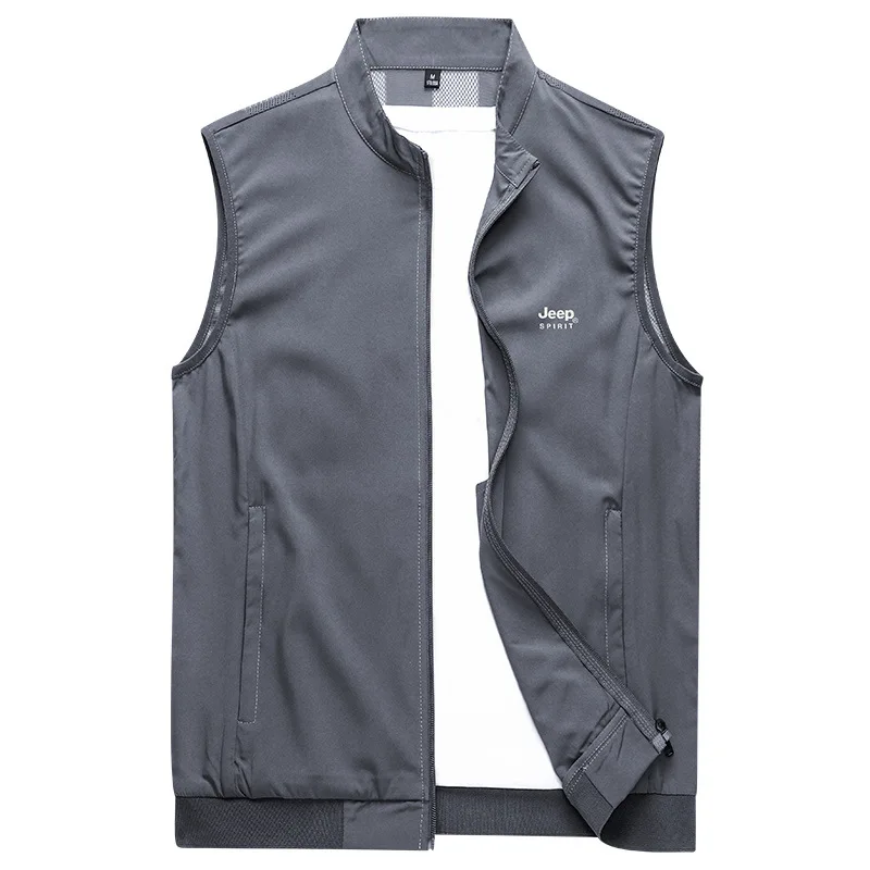 Mens Waistcoats Men's Summer Ultra-thin Waistcoat Vest Men Sleeveless Breathable Stand Collar Outerwear Casual Vests Coat Male
Mens Waistcoats Men's Summer Ultra-thin Waistcoat Vest Men Sleeveless Breathable Stand Collar Outerwear Casual Vests Coat Male