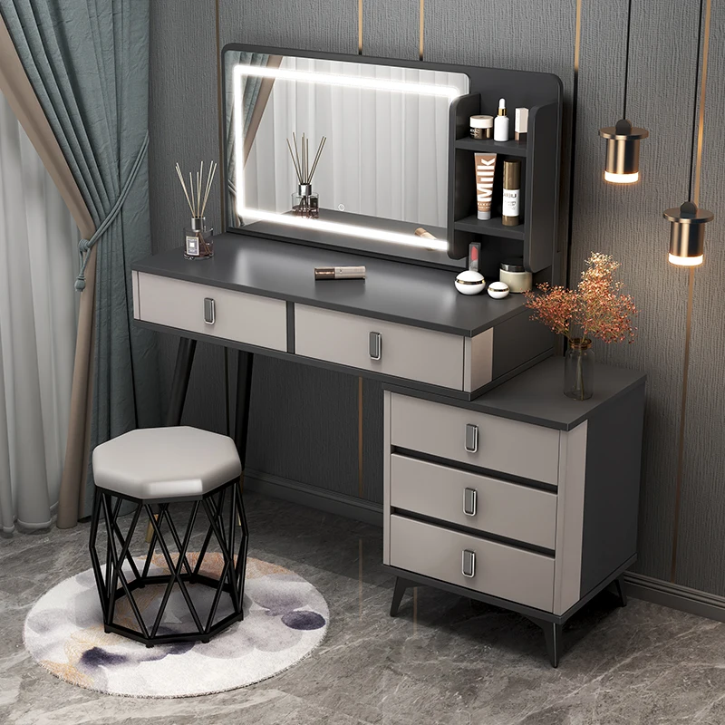 Bedroom Drawer Dressing Table Mirror Chair Organizers Storage Dressing Table Nordic Led Lights Penteadeira Minimalist Furniture
Bedroom Drawer Dressing Table Mirror Chair Organizers Storage Dressing Table Nordic Led Lights Penteadeira Minimalist Furniture