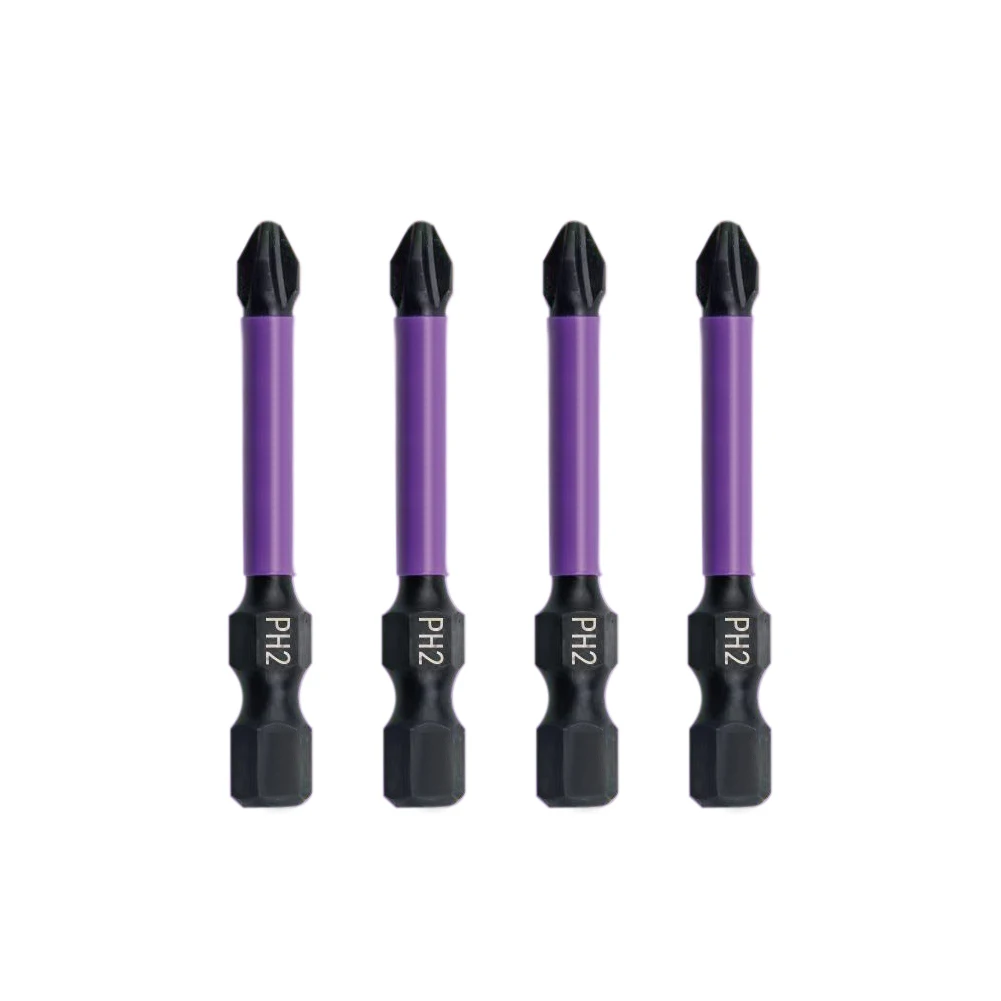 2/4Pcs Screwdriver Bits PH2 Impact Drill Bits Magnetic Cross Head HRC61 Degree 50/110mm Alloy Steel Electric Screwdriver Tools
2/4Pcs Screwdriver Bits PH2 Impact Drill Bits Magnetic Cross Head HRC61 Degree 50/110mm Alloy Steel Electric Screwdriver Tools