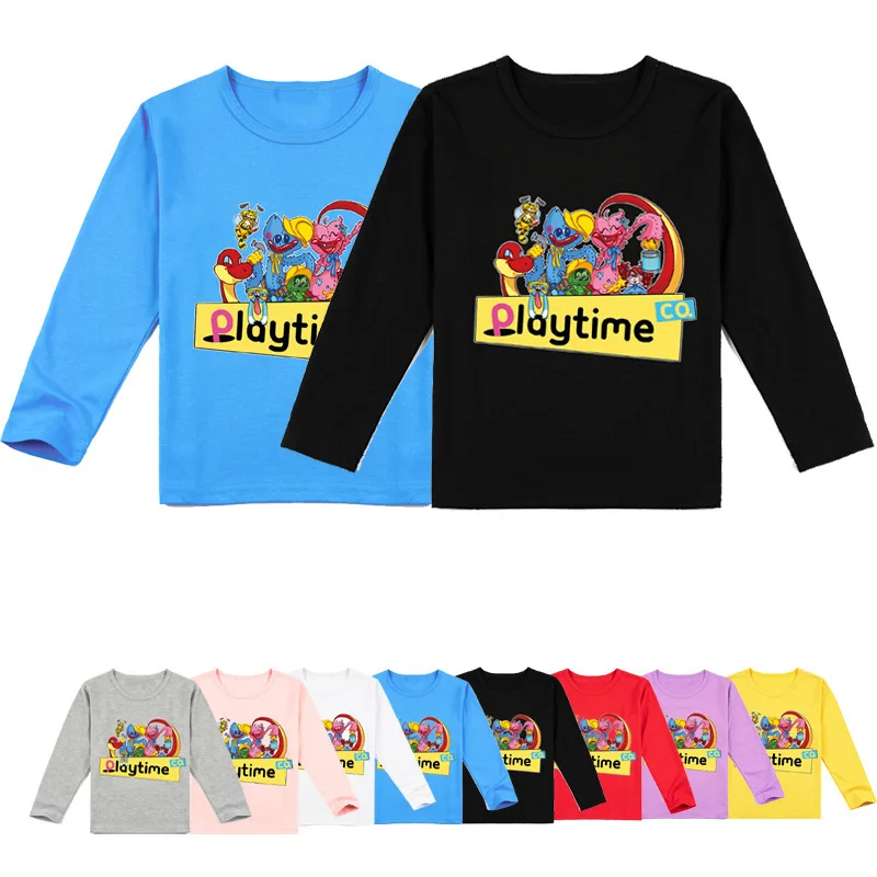 New Game Poppy Playtime TShirt Kids Kissy Missy Huggy Wuggy T-Shirt Boys Long Sleeve Tops Girls Hip Hop Streetwear Graphic Tees
New Game Poppy Playtime TShirt Kids Kissy Missy Huggy Wuggy T-Shirt Boys Long Sleeve Tops Girls Hip Hop Streetwear Graphic Tees