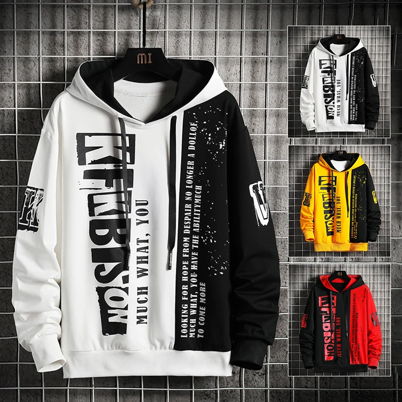 Men's Hoodies Autumn Winter Fleece Hip Hop Japanese Streetwear Printed Hoodie Men Patchwork Sweatshirts Male Drop Shipping
Men's Hoodies Autumn Winter Fleece Hip Hop Japanese Streetwear Printed Hoodie Men Patchwork Sweatshirts Male Drop Shipping