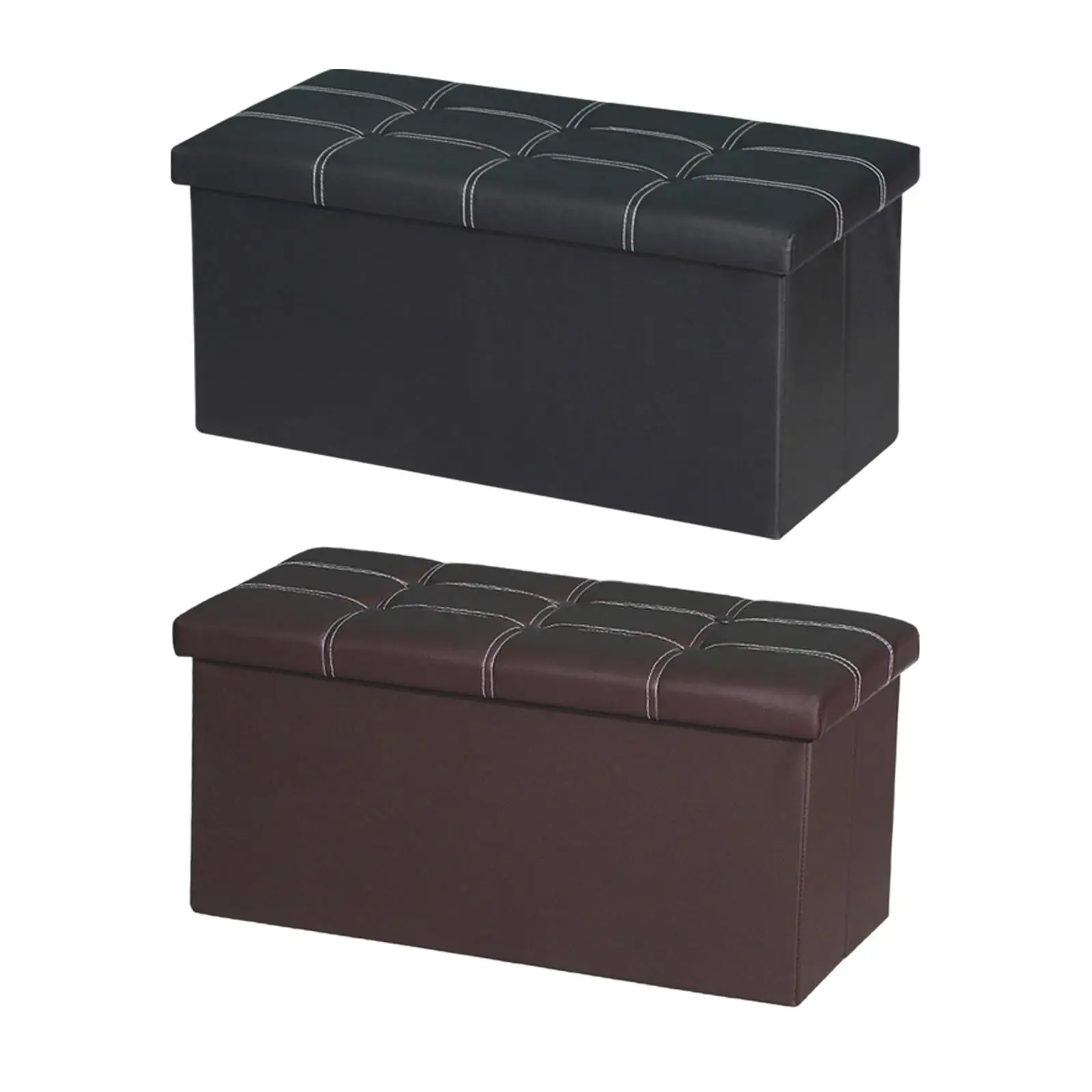 Foldable Storage Boxes Seat Storage Chest Foot Stool Storage Box Footstool Ottoman for Office Bedroom Living Room Home Hallway
Foldable Storage Boxes Seat Storage Chest Foot Stool Storage Box Footstool Ottoman for Office Bedroom Living Room Home Hallway