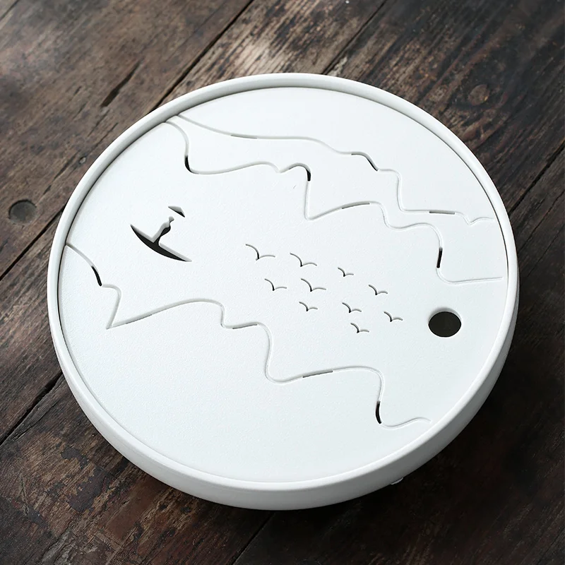 Japanese Style Tea Tray Ceramic Simple Water Storage Drainage Dry Bubble Round Tea Tray Serving Bandeja Home Kitchen Teaware
Japanese Style Tea Tray Ceramic Simple Water Storage Drainage Dry Bubble Round Tea Tray Serving Bandeja Home Kitchen Teaware
