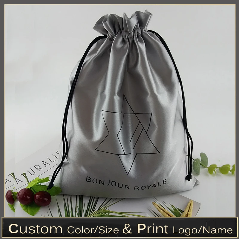 Custom Logo Silver Silk Satin Packaging Bag Extenssions Cosmetic Beauty Equipment Home Storage Travel Organizers 50pcs/lot
Custom Logo Silver Silk Satin Packaging Bag Extenssions Cosmetic Beauty Equipment Home Storage Travel Organizers 50pcs/lot