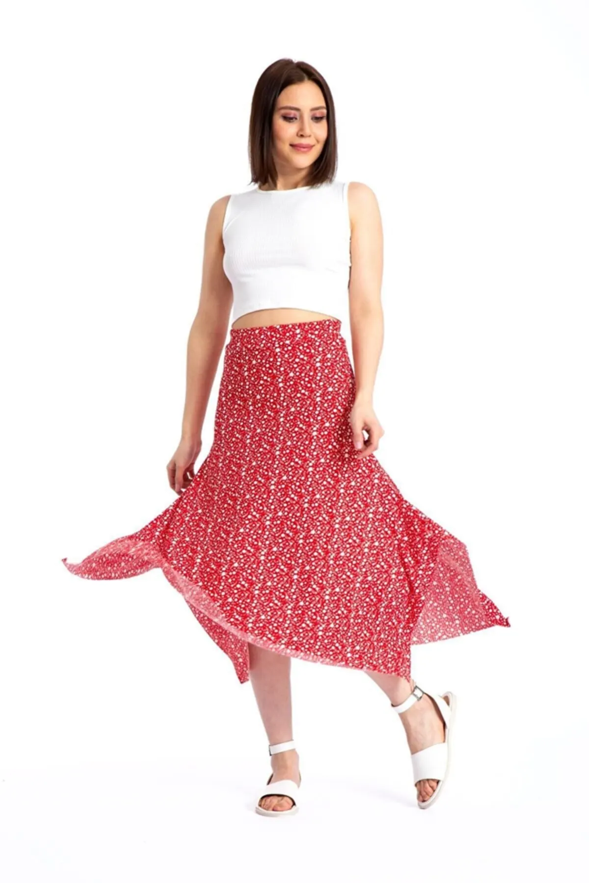 Юбка-макси Женская Повседневная, Элегантная Модная тянущаяся Удобная пикантная мини-юбка средней длины, красная, на лето-весну
Юбка-макси Женская Повседневная, Элегантная Модная тянущаяся Удобная пикантная мини-юбка средней длины, красная, на лето-весну