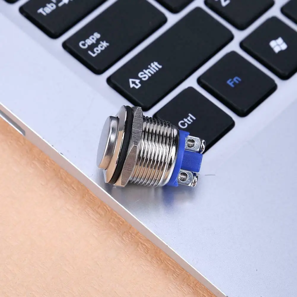 Durable Metal Push Button Switch On Off Round Silver Plastic Reset Type Stainless Steel 19mm 28*23*23mm 3-250V
Durable Metal Push Button Switch On Off Round Silver Plastic Reset Type Stainless Steel 19mm 28*23*23mm 3-250V