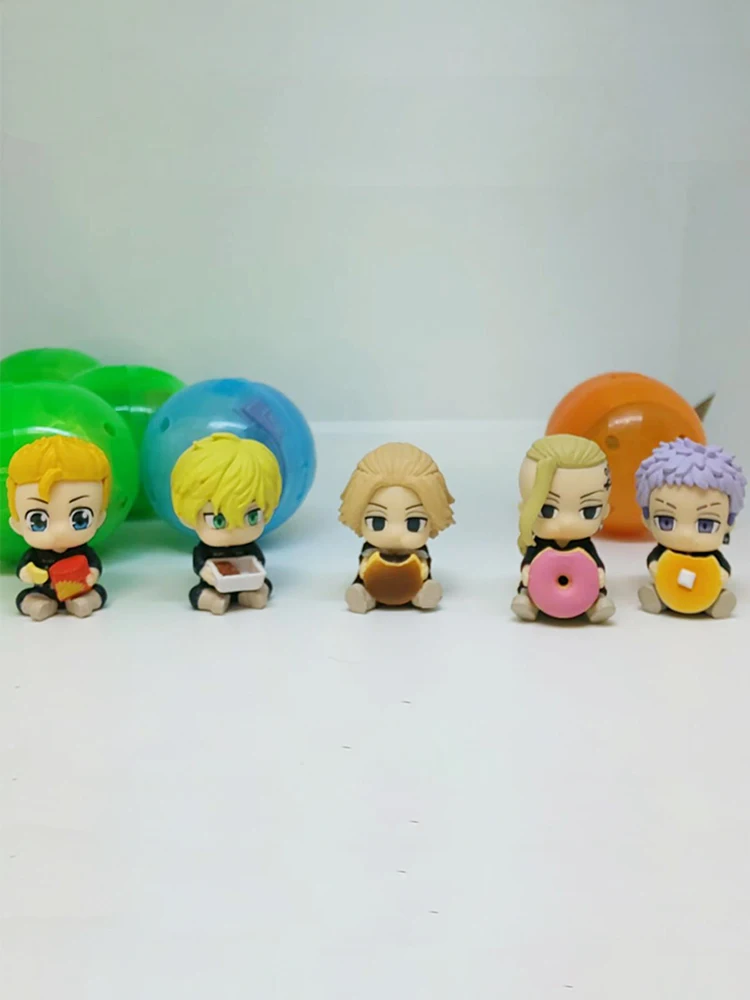 Genuine Tokyo Revengers Gashapon Toys Gourmet Food Ver. Sano Manjirou Ryuuguuji Ken Mitsuya Takashi Adorable Doll Capsule Toys
Genuine Tokyo Revengers Gashapon Toys Gourmet Food Ver. Sano Manjirou Ryuuguuji Ken Mitsuya Takashi Adorable Doll Capsule Toys