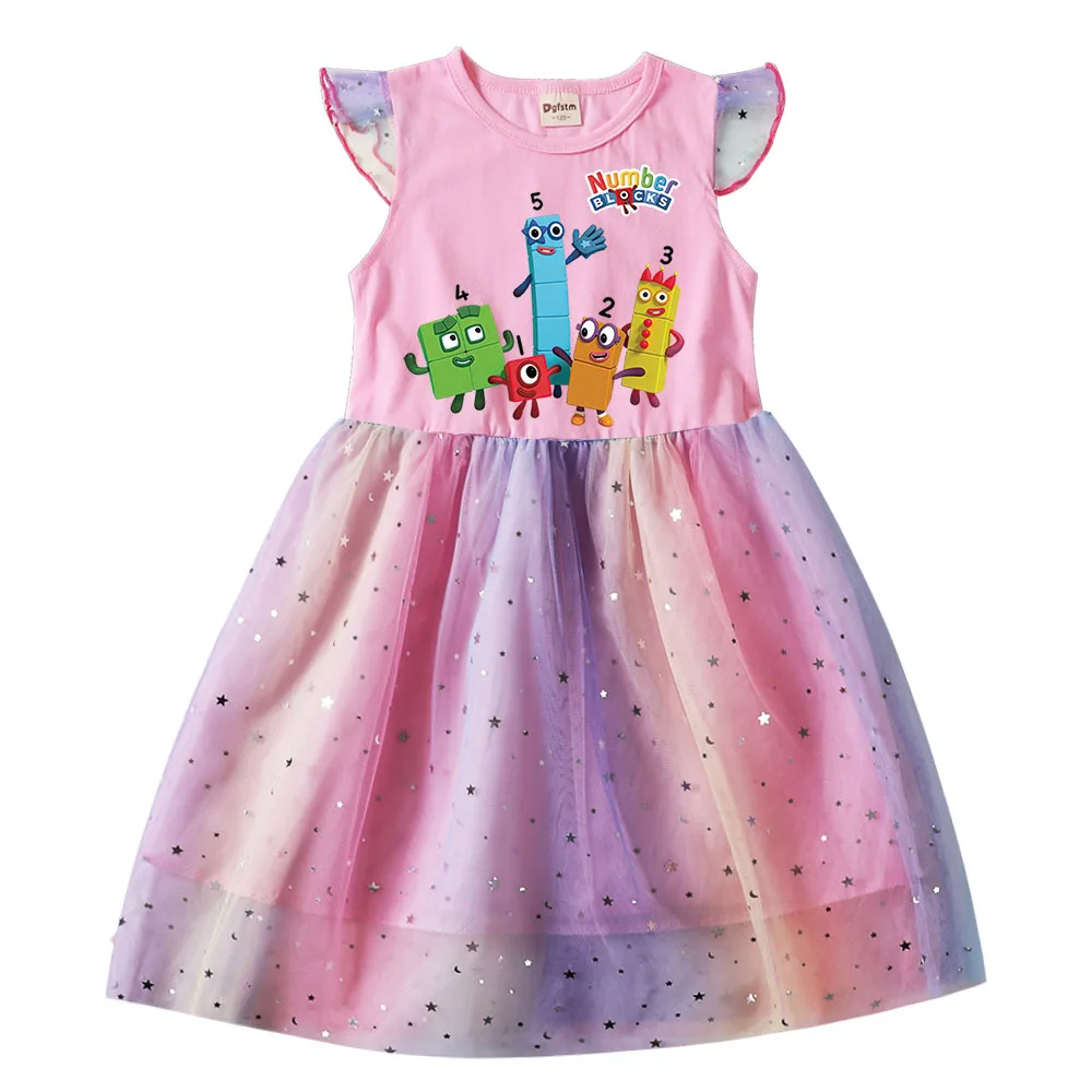Anime Numberblocks Dress Kids Sleeveless TShirt Mesh Casual Dresses Toddler Girls Princess Dress Children Wedding Party Vestidos
Anime Numberblocks Dress Kids Sleeveless TShirt Mesh Casual Dresses Toddler Girls Princess Dress Children Wedding Party Vestidos