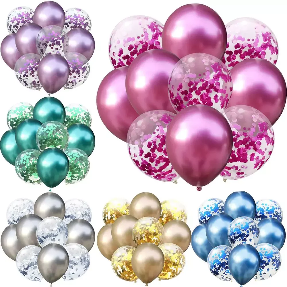 Metallic Balloons Heart Star Gold Confetti Balloon Birthday Party Decoration Kids Adult Air Balls globos Wedding Decor
Metallic Balloons Heart Star Gold Confetti Balloon Birthday Party Decoration Kids Adult Air Balls globos Wedding Decor