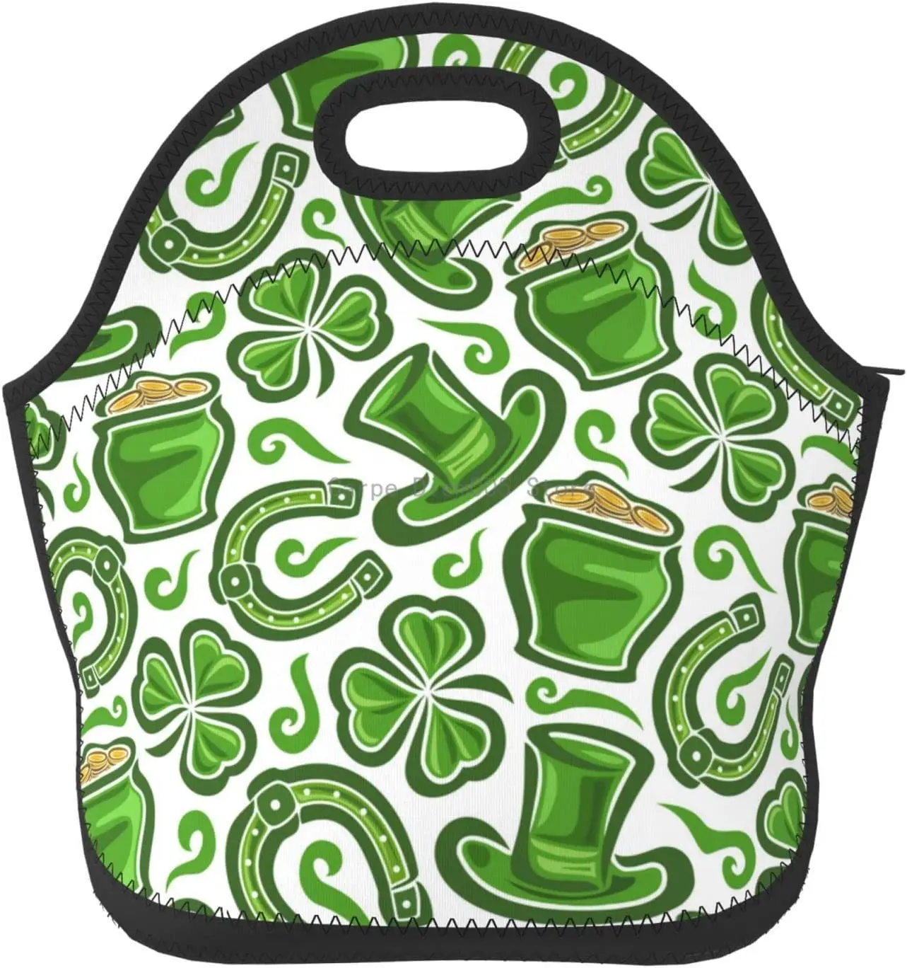 Shamrocks St Patricks Day Neo-Prene Lunch Bags Men Women Washable Insulated Tote Container Lunch Box Work Pic-Nic Bag
Shamrocks St Patricks Day Neo-Prene Lunch Bags Men Women Washable Insulated Tote Container Lunch Box Work Pic-Nic Bag